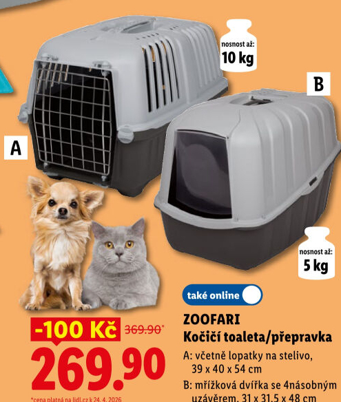 Toaleta pro kočky Zoofari