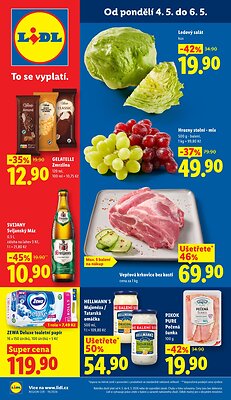 akční leták Lidl 4.5.2026-6.5.2026
