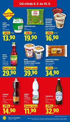 akční leták Lidl 6.5.2026-10.5.2026