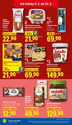 akční leták Lidl 6.5.2026-10.5.2026