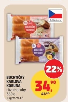 České buchtičky Karlova Koruna