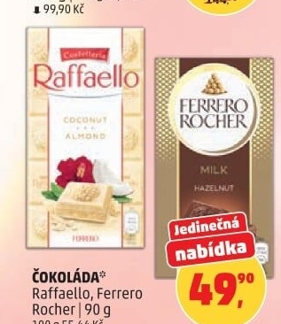 Čokoláda Ferrero Rocher