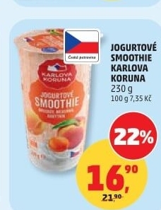 Jogurtové Smoothie Karlova Koruna