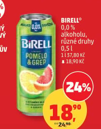 Nealkoholické pivo ochucené Birell