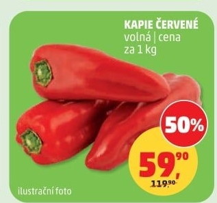 Paprika červená kapie