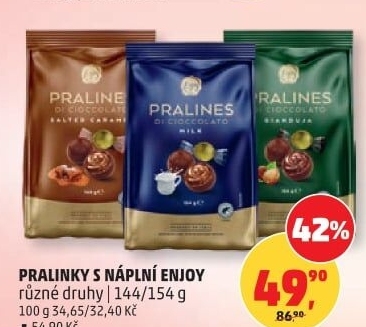 Pralinky s náplní Enjoy