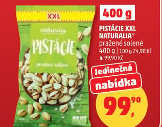 Pražené pistácie Naturalia