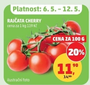 Rajčata cherry keříková
