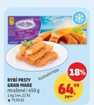 Rybí prsty mražené Gran Mare