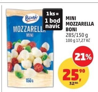 Sýr Mozzarella třešinky Boni