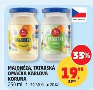 Tatarská omáčka Karlova Koruna
