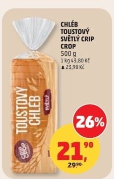 Toustový chléb Crip Crop