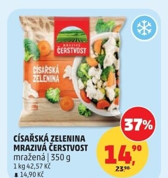 Zelenina císařská mražená Mrazivá Čerstvost