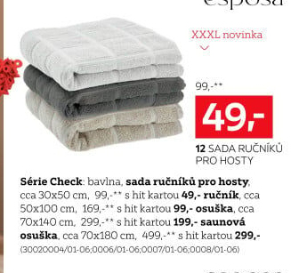 SADA RUČNÍKŮ PRO HOSTY