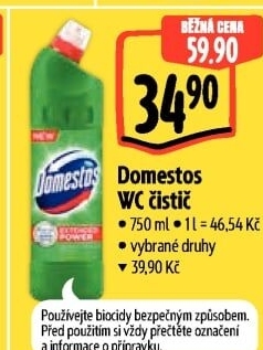 Čistič WC gelový Domestos