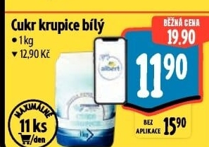 Cukr krupice Cukrovar Vrbátky
