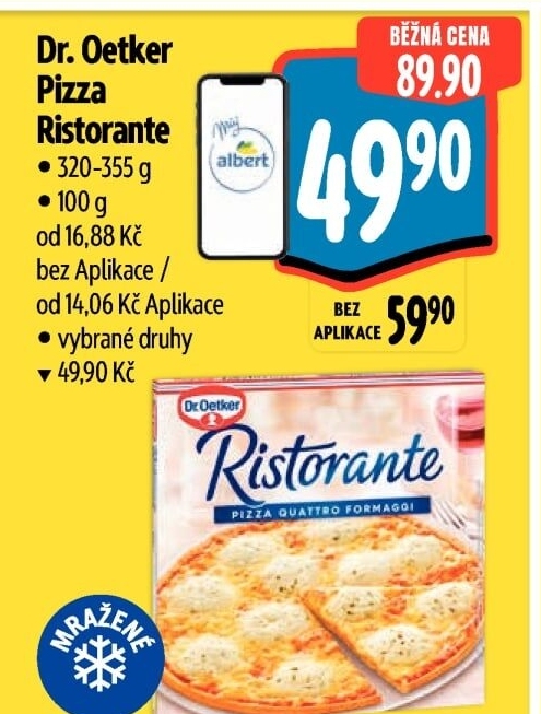 Pizza mražená Ristorante Dr. Oetker