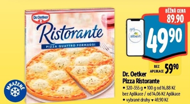 Pizza mražená Ristorante Dr. Oetker