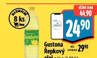 Řepkový olej Gustona