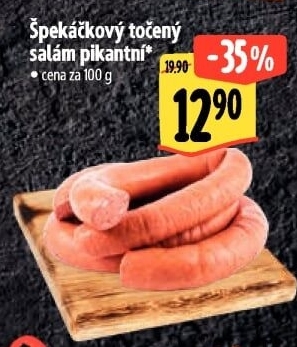 Salám špekáčkový pikantní točený Krahulík