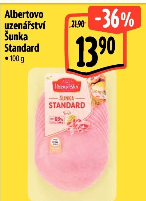 Šunka standard Albertovo uzenářství