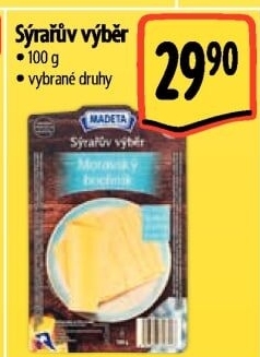 Sýr Sýrařův výběr Madeta