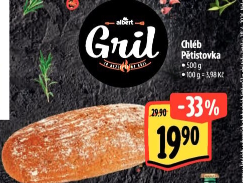 Chléb Pětistovka