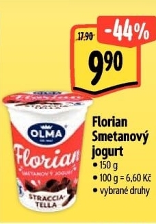 Jogurt smetanový Florian Olma