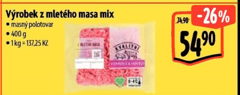Mělněné maso mix Albert