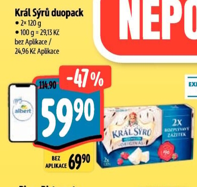 Sýr Hermelín Král sýrů