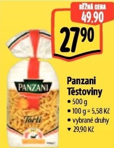 Těstoviny Panzani