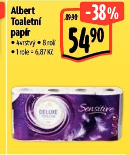 Toaletní papír 4vrstvý Albert