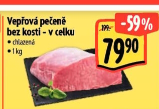 Vepřová pečeně bez kosti