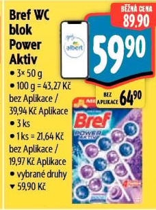 WC blok tuhý Power Aktiv Bref