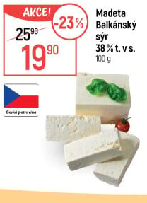 Balkánský sýr Madeta