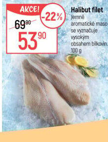 Halibut filety
