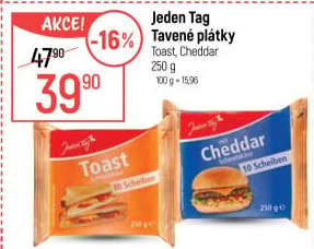 Sýr tavený plátky Jeden Tag