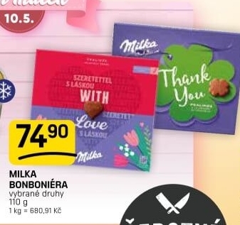 Bonboniéry Milka