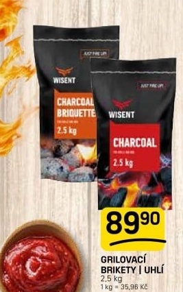 Grilovací brikety Wisent