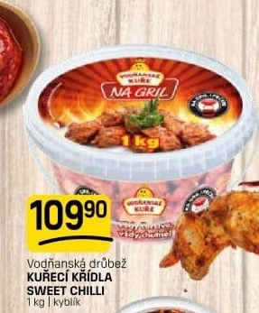 Kuřecí křídla Sweet chilli Vodňanská drůbež