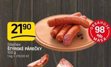 Párečky štýrské Steinex