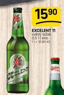 Pivo světlý ležák 11° Excelent