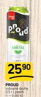 Pivo světlý ležák Proud