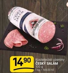 Salám český Kostelecké uzeniny