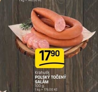Salám polský točený Krahulík