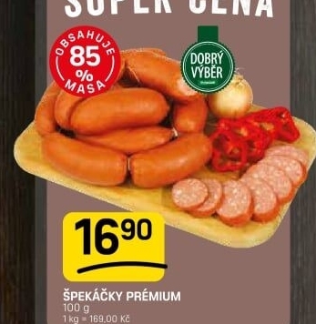 Špekáčky premium Dobrý Výběr