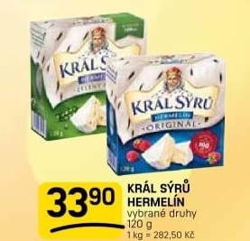 Sýr Hermelín Král sýrů