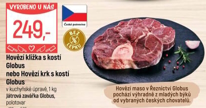Hovězí kližka s kostí Globus