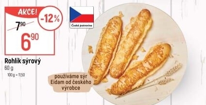 Rohlík se sýrem