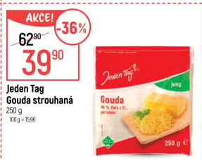 Sýr Gouda strouhaná Jeden Tag